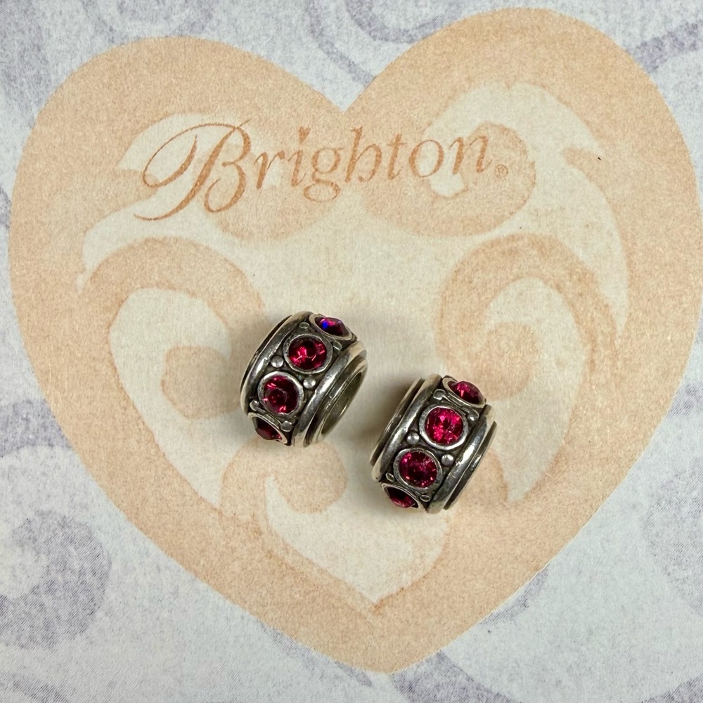 Brighton Charm with Red Crystal Accents